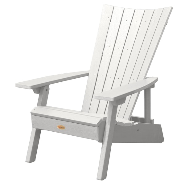 Highwood Usa Manhattan Adirondack Chair Outdoor Furniture for Patio, Backyard, Garden AD-ADRID29A-WHE - main